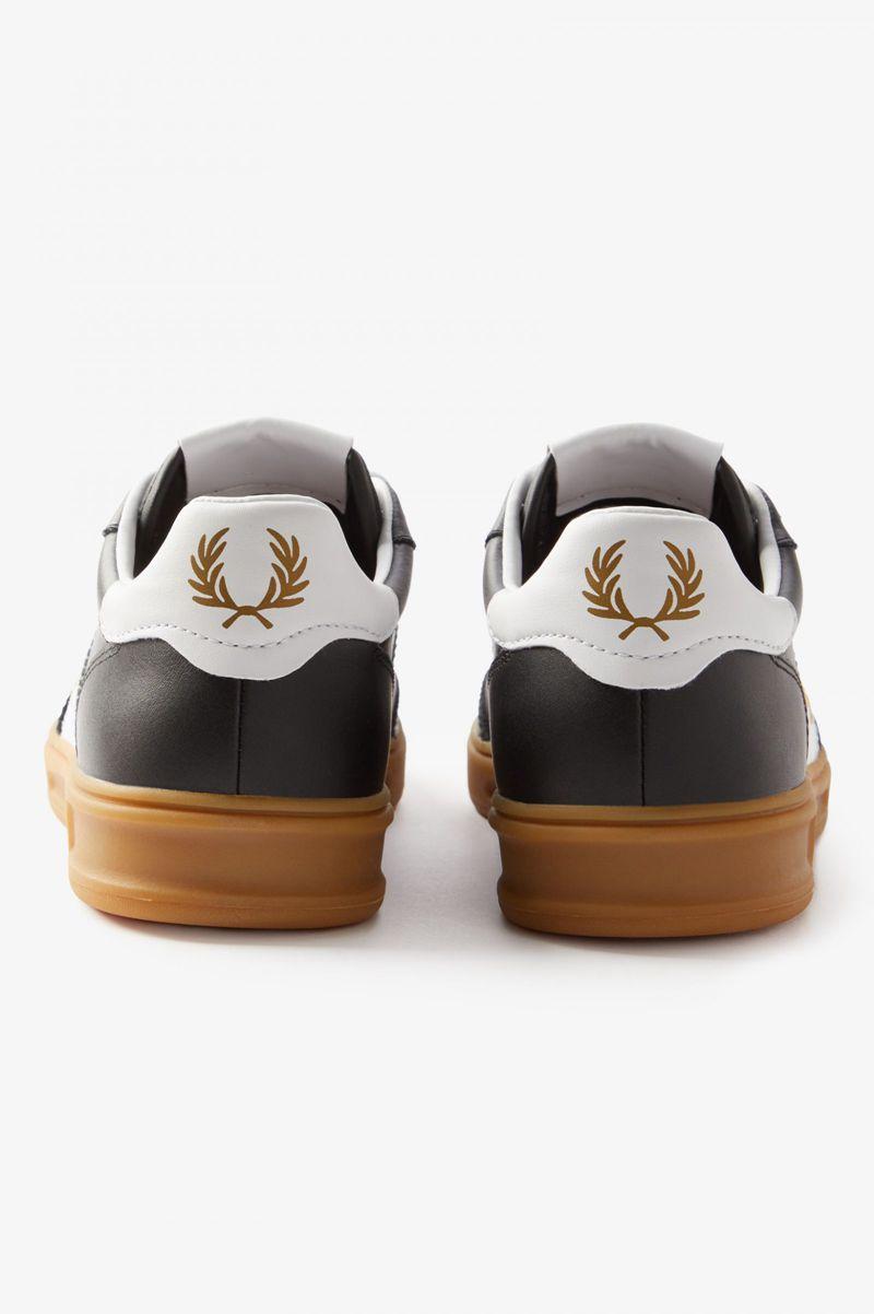 Black Fred Perry B400 Men's Shoes | PH 1091JPQJ